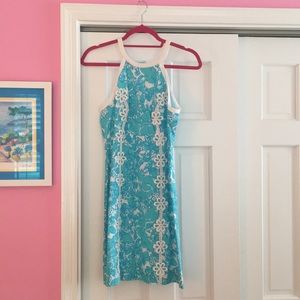 Lilly Pulitzer Pearl Halter Shift Dress
